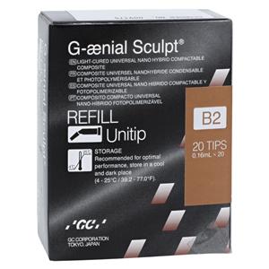 G-aenial Sculpt Universal Composite B2 Unitip Refill 20/Pk