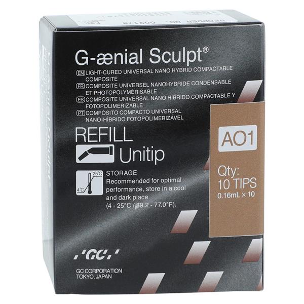 G-aenial Sculpt Universal Composite AO1 Unitip Refill 10/Pk