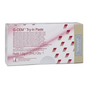 G-CEM Resin Try-In Paste Composite Cement Translucent Ea