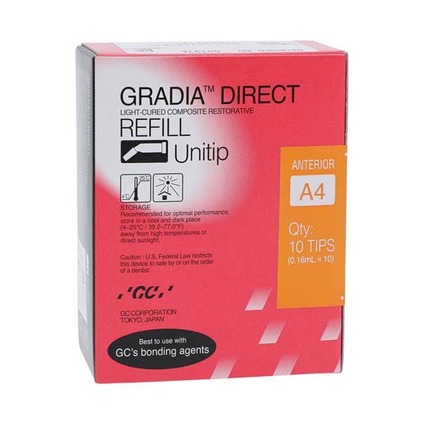 Gradia Direct Universal Composite CT (Clear Translucent) Unitip Refill 10/Bx