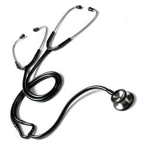 Clinical I Teaching Stethoscope Reusable Black Single Lumen Tubing Ea