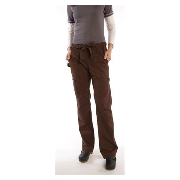 Scrub Pant 55% Cotton / 45% Polyester 6 Pockets Medium Espresso Womens Ea