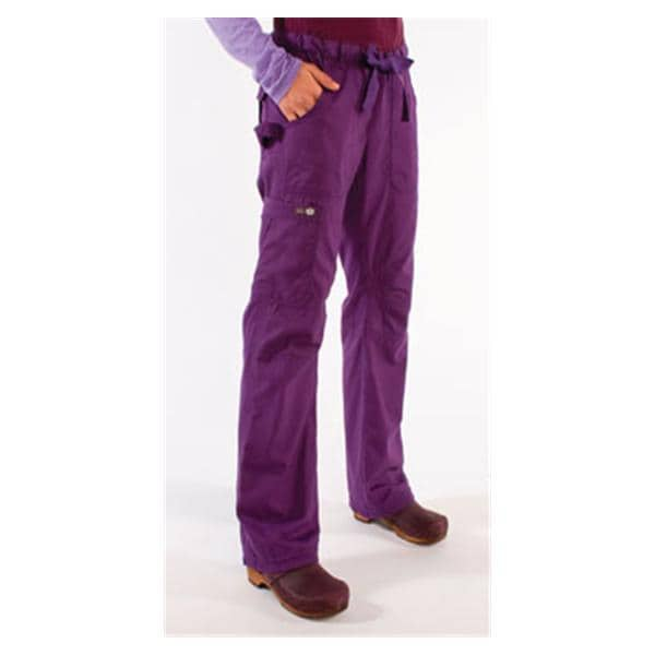 Scrub Pant 55% Cotton / 45% Polyester 6 Pockets Large Amethyst Womens Ea