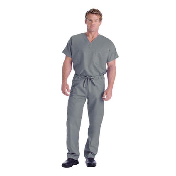 Scrub Pant 2 Pockets X-Small Steel Grey Unisex Ea