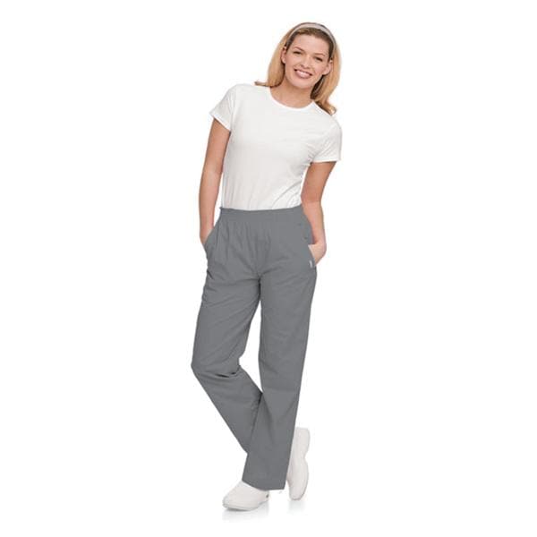 Scrub Pant 4 Pockets X-Small Steel Grey Womens Ea