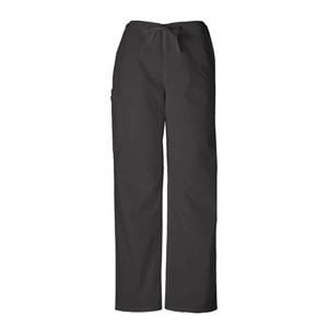 Cherokee Scrub Pant 65% Polyester / 35% Cotton 3 Pockets Small Black Unisex Ea