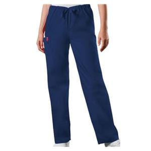 Cherokee Scrub Pant 65% Polyester / 35% Cotton 3 Pockets Large Navy Unisex Ea