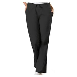 Scrub Pant 3 Pockets 2X Large Black Womens Ea