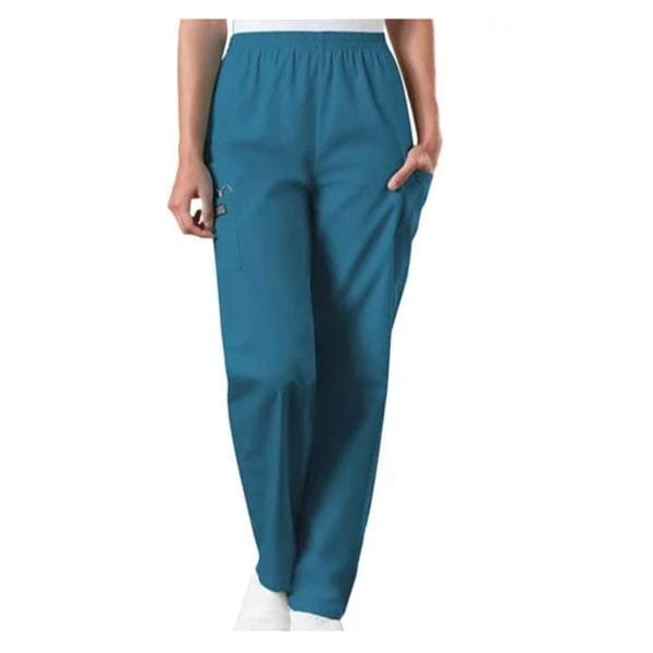 Cherokee Scrub Pant 4 Pockets Medium Caribbean Blue Womens Ea