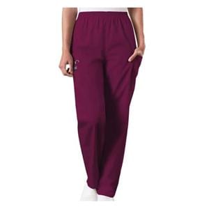 Cherokee Scrub Pant 4 Pockets Medium Wine Womens Ea