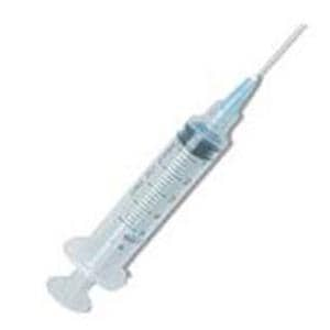 Hypodermic Syringe/Needle 21gx1" 5-6cc Green Conventional Low Dead Space 100/Bx