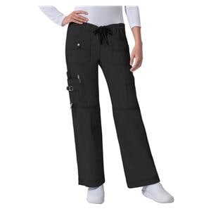 Dickies Scrub Pant Poly/Ctn/Spndx 8 Pockets 2X Large Black Womens Ea