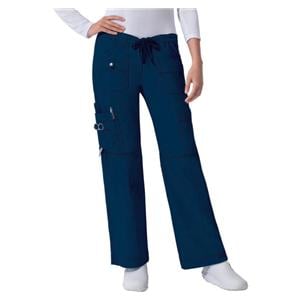 Dickies Scrub Pant Poly/Ctn/Spndx 8 Pockets Medium Navy Womens Ea