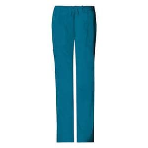 Cherokee Scrub Pant Poly/Ctn/Spndx 4 Pockets X-Large Caribbean Blue Womens Ea