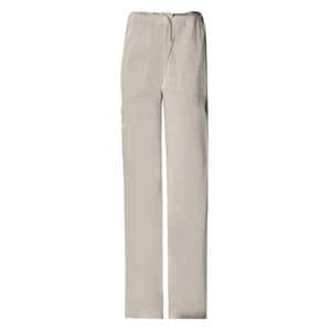 Cherokee Scrub Pant Poly/Ctn/Spndx 4 Pockets Medium Khaki Unisex Ea