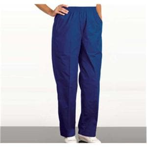 Fashion Poplin Scrub Pant 2 Pockets X-Large Cobalt Blue Womens Ea