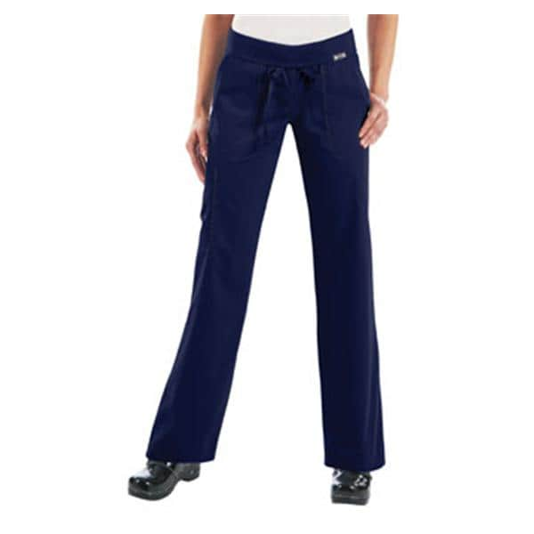 Scrub Pant Multiple Pockets Medium Navy Womens Ea