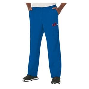 Jockey Scrub Pant Poly/Ryn/Spndx 7 Pockets Small Royal Blue Mens Ea