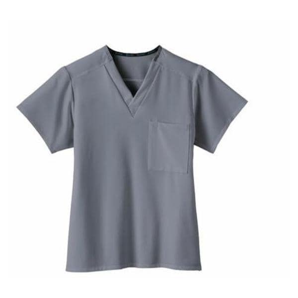 Jockey Scrub Shirt V-Neck Large Pewter Unisex Ea