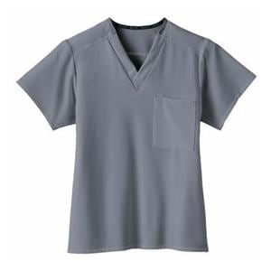 Jockey Scrub Shirt V-Neck 4X Large Pewter Unisex Ea