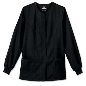 Warm-Up Jacket Large Black Womens Ea