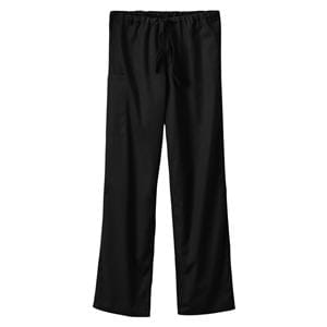 Scrub Pant 2 Pockets 4X Large Black Unisex Ea