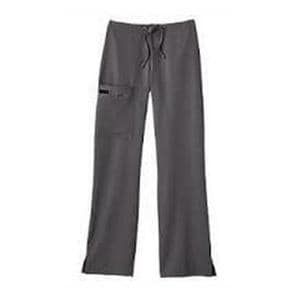 Jockey Scrub Pant Poly/Ryn/Spndx 4 Pockets Small Charcoal Womens Ea