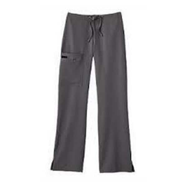 Jockey Scrub Pant Poly/Ryn/Spndx 4 Pockets Small Charcoal Womens Ea