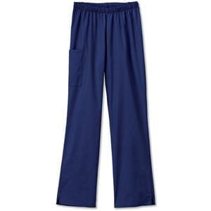 Fundamentals Scrub Pant Poly/Ctn w/ Sl Rls 2 Pockets X-Large New Navy Womens Ea