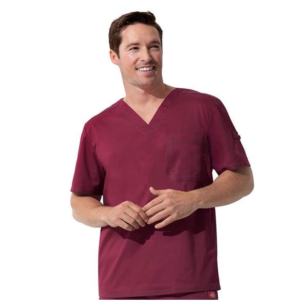 Dickies Scrub Shirt Short Sleeves X-Small Wine Ea