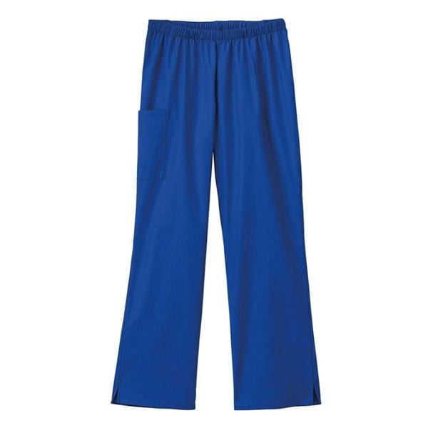 Fundamentals Scrub Pant Poly/Ctn w/ Sl Rls 1 Pocket Medium Galaxy Blue Womens Ea