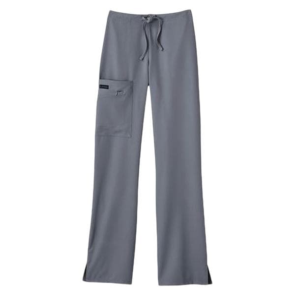 Jockey Scrub Pant Poly/Ryn/Spndx 4 Pockets Small Pewter Womens Ea