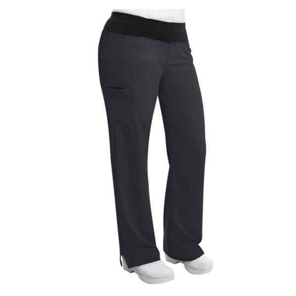 Jockey Scrub Pant 1 Pocket X-Small Charcoal Womens Ea