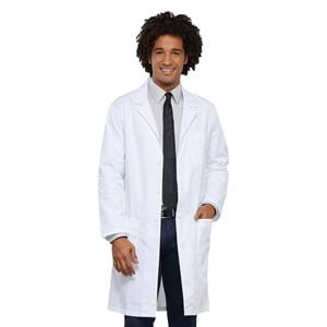 Lab Coat 3 Pockets 40 in Large White Unisex Ea