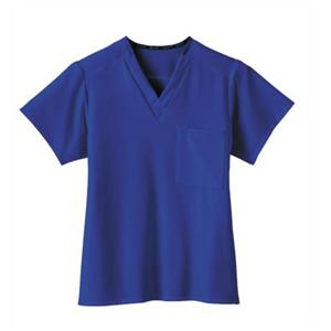 Jockey Scrub Scrub Top V-Neck 1 Pocket Large Galaxy Blue Unisex Ea