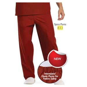 Scrub Scrub Pant No Pockets X-Large Spice Unisex Ea