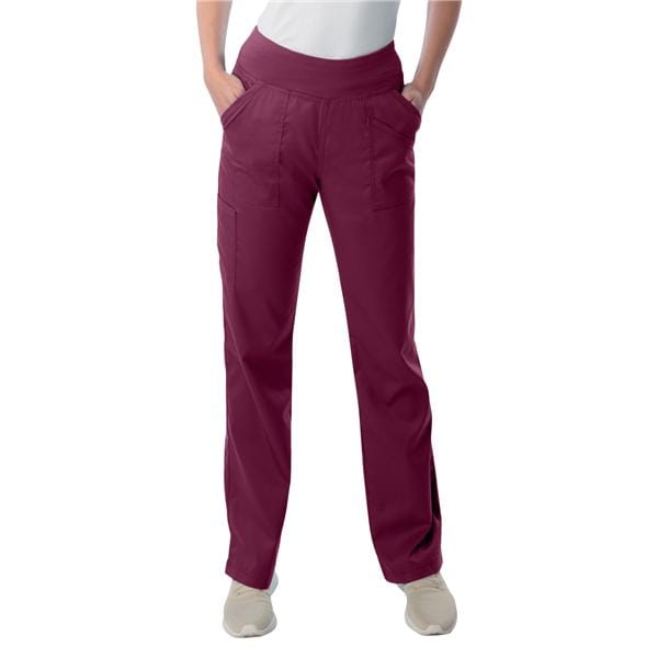 Yoga Scrub Pant Small Wine Womens Ea