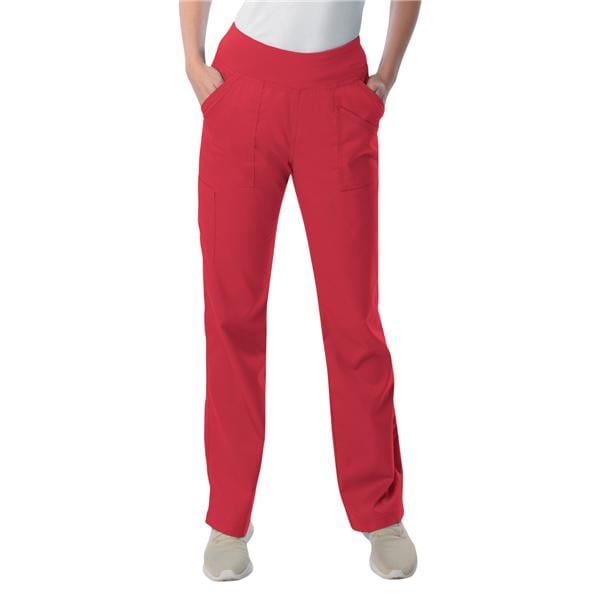 Yoga Scrub Pant Large True Red Womens Ea