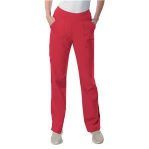 Yoga Scrub Pant Petite Small True Red Womens Ea