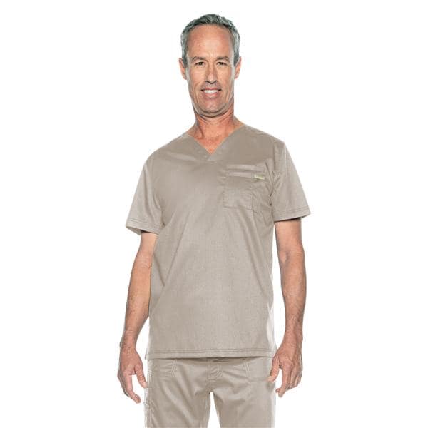 Scrub Top V-Neck Mens Ea