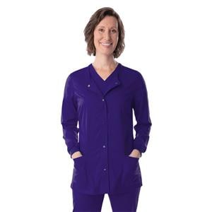 Proflex Warm-Up Jacket 3 Pockets Long Sleeves / Knit Cuff Medium Grape Womens Ea