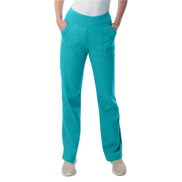 Pro-Flexibles Yoga Scrub Pant 2X Large Teal Womens Ea