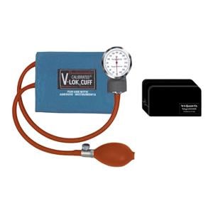 Calibrated V-Lok Aneroid Sphygmomanometer Size 12 M Bl LF Ea