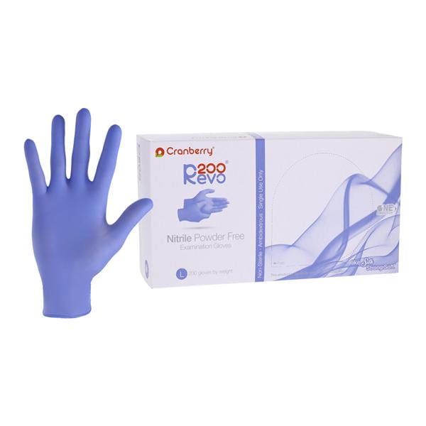 R200 Nitrile Exam Gloves Large Violet Blue Non-Sterile