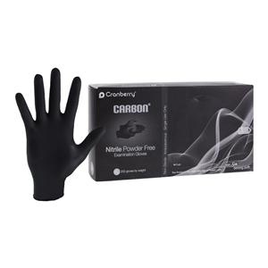 Carbon Nitrile Exam Gloves X-Large Black Non-Sterile
