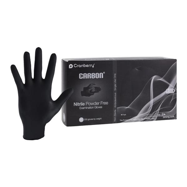 Carbon Nitrile Exam Gloves X-Large Black Non-Sterile, 10 BX/CA