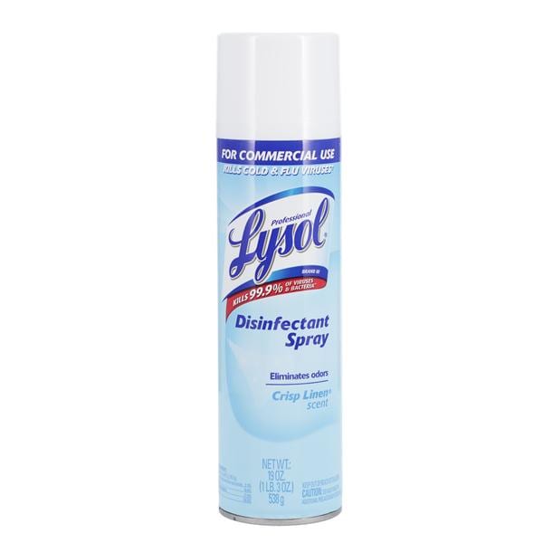 Lysol IC Spray Disinfectant Bottle Crisp Linen 19 oz Ea