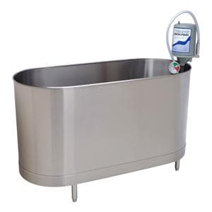 Sport Hydrotherapy Whirlpool 110gal Stationary Stainless Steel With Legs