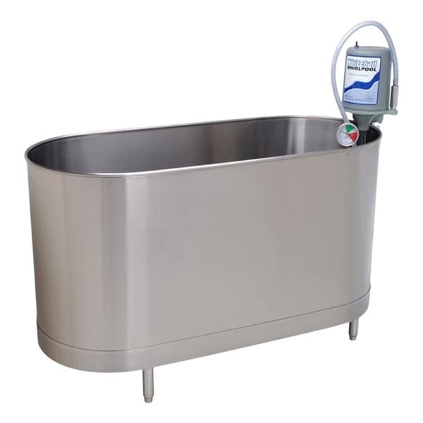 Sport Hydrotherapy Whirlpool 110gal Stationary Stainless Steel With Legs