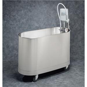 Sport Hydrotherapy Whirlpool 85gal Mobile Stainless Steel With Casters